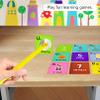 HOOJOJO 4 Pcs Suction Cup Hammer Children Toys Kindergarten Interactive Learning Toys Tapple Word Game Preschool Learning Games, for Home & School view 2
