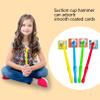 HOOJOJO 4 Pcs Suction Cup Hammer Children Toys Kindergarten Interactive Learning Toys Tapple Word Game Preschool Learning Games, for Home & School view 4