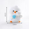 6Pcs Mini Summer Style Little White Duck Decorations Head-wear Hair Accessories DIY Resin Accessories view 2