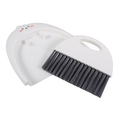 SOESFOUFU Mini Dustpan and Brush Set Portable Cleaning Tools for Boy Girl Compact Broom for Home Office and Car for Dust and Pet Hair Cute Design for Toddlers