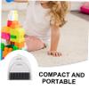 SOESFOUFU Mini Dustpan and Brush Set Portable Cleaning Tools for Boy Girl Compact Broom for Home Office and Car for Dust and Pet Hair Cute Design for Toddlers view 3