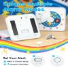 BellMan 8 Inch Large Visual Timer for Kids and Adults, Non-Ticking Visual Countdown Timers with 5 Music Alarm for Classroom Desk Countdown Clock with Magnetic Backing (White) view 3