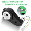 2Pcs 24V Motor 40000RPM Gearbox for Powered Wheels Replacement Parts High Speed RS555 Drive Engine Kids Ride On Car Gearbox Electric Motor Upgrade Gearbox Motorcycles Match Ride On Toys Car Gearbox view 3
