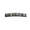 ARTAER Car Shark Rear Bumper Universal Chassis Spoiler Lip Diffuser Deflector ABS Rear Spoiler Bumper Chassis Spoiler(3pcs 85CM-Carbon) view 1