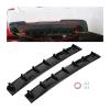 ARTAER Car Shark Rear Bumper Universal Chassis Spoiler Lip Diffuser Deflector ABS Rear Spoiler Bumper Chassis Spoiler(3pcs 85CM-Carbon) view 2