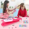 Vunrahsg Hair Gem Stamper Kit Hair Accessories for Girls Toy Bling Hair Styling Tool Reusable Shining Diamonds Hair Bead Jewelry Crafts Styling Head Stuff Birthday Gifts Toys 3 4 5 6 7 8-12 Girl Toys view 3