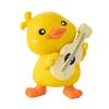 6Pcs Mini Raincoat Little Yellow Duck Decorations Head-wear Hair Accessories DIY Resin Accessories view 1