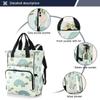 Burbuja Little Turtles Diaper Bag Backpack for Women Men, Large Travel Diaper Bag Tote with Stroller Straps & Insulated Pockets, Nursery Essential view 2