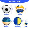 Richball 4-in-1 Outdoor Sports Ball Set for Kids  Soccer, Basketball, Volleyball and Toss & Catch Paddle Ball Game  All-in-One Gift Stocking Stuffers for Kids Boys & Girls Ages 3+ view 2