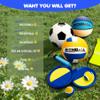 Richball 4-in-1 Outdoor Sports Ball Set for Kids  Soccer, Basketball, Volleyball and Toss & Catch Paddle Ball Game  All-in-One Gift Stocking Stuffers for Kids Boys & Girls Ages 3+ view 3