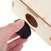 Abaodam 5pcs Unfinished Wooden Piggy Bank for Boy Girl DIY Craft Coin Box Decorative Money Saving House for Boy Girl Birthday Fun and Creative Savings Jar view 4