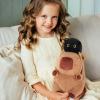 Achwishap Capybara Plush,Capybara Stuffed Animal Cute Plushies,Capybara Plush Toys,Kawaii Plushie Stuffed Toy with Black Cat Backpack Plushies Birthday Gifts for Kids Adults,Brown 9.1 view 4