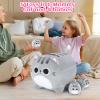 5 PCS Grey Cat Plush Stuffed Animal Family-15.8" Large Grey Cat Plush, Cat Mommy Cat with 4 Baby Kittens Cat Plushies for Kids, Kawaii Cat Plush Toy Christmas Birthday Gifts for Kids Boys Girls view 4
