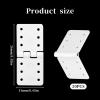 EupHHonycs 20 Pcs Nylon Hinges, Remote Control Aircraft Hinges RC Plane Parts for Fixing Nylon Small Hinges Fixed Wing Model Airplane Square Loose-Leaf view 2