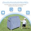 AIickwang Kids Water Table Cover,Outdoor Heavy Duty 600D Waterproof Anti-UV Toddler Water Play Tables Cover,Compatible with GoSports Splash Station Water Table,Blue view 3