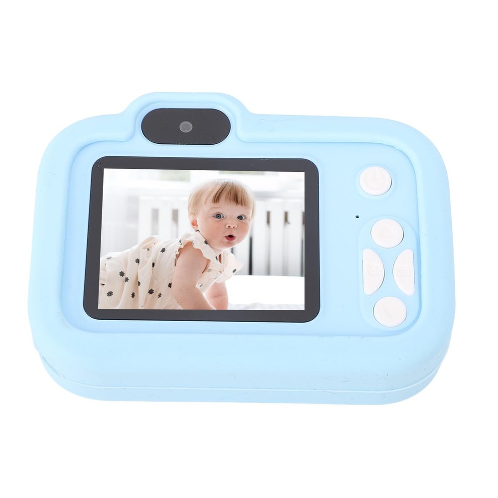 1080P Video Camera Toy, 2 Inch Screen, Cute Design, Multiple Fun Effects, Kids Digital Camera for Boys Girls 3-9, Portable Travel Camera for Photography (Blue)