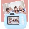 1080P Video Camera Toy, 2 Inch Screen, Cute Design, Multiple Fun Effects, Kids Digital Camera for Boys Girls 3-9, Portable Travel Camera for Photography (Blue) view 3
