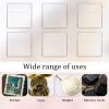 50 Pcs Single Plastic Coin Sleeves for Collectors, 2.2 x 2.2 Inches Clear Penny Holders Individual PVC Coin Protector Sleeves Collector for Coins Collectors Jewelry Storage view 4