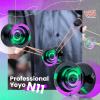 MAGICYOYO N11 Professional Yoyo  Unresponsive Design for Adult Tricks, Suitable Yoyo for Kids 8-12 or Above, Dual-Purpose Responsive Bearing, 12 Extra Strings, Case, Bearing Kit - Black Green Purple view 3