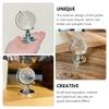 Abaodam 2pcs Globe Model Creative Desktop Decor for Home Office and Classroom Unique Educational Globe Vivid Design for view 4