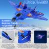 Beffkkip F22 RC Plane, 2 Channel 2.4 GHz Remote Control Airplane, Large RC Fighter Jet Toy with Lights, Easy to Fly, Gift for Kids, Adults & Beginners view 4