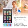 RiToEasysports Kids Cell Phone Toy, Multifunction Musical Interactive Learning Cell Phone for Toddler Baby Kids Boys Girls (Blue) view 3