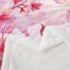 Erosebridal Pink Dreamy Cherry Blossom Baby 30"X40" Throw Bed Blanket Japanese Style Sakura Fleece Blankets for Kids Boys Girls,Aesthetic Flowers Sherpa Blanket Watercolor Floral Fuzzy Blankets view 4