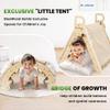 BlueWood Pikler Triangle Set with Cushion - Climbing Toys for Toddlers 9-in-1, Montessori Philosophy Play Jungle Gym with Arch, Ramp, Ladder (Pink) view 3