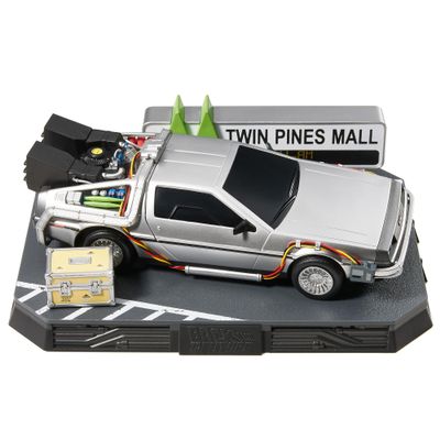 CC Countdown Characters Twin Pines Mall DeLorean Time Machine Buildable Advent Calendar 2025  Official Back To The Future Collectible Character Statue