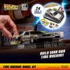 CC Countdown Characters Twin Pines Mall DeLorean Time Machine Buildable Advent Calendar 2025  Official Back To The Future Collectible Character Statue view 2