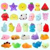 120 Pack Squishy Toys, Kawaii Squishies Party Favors for Kids 4-8 8-12 Treasure Box Toys for Classroom Birthday Xmas Gifts Goodie Bag Mini Animals Mochi Squishy Stress Relief Sensory Toys Random view 2