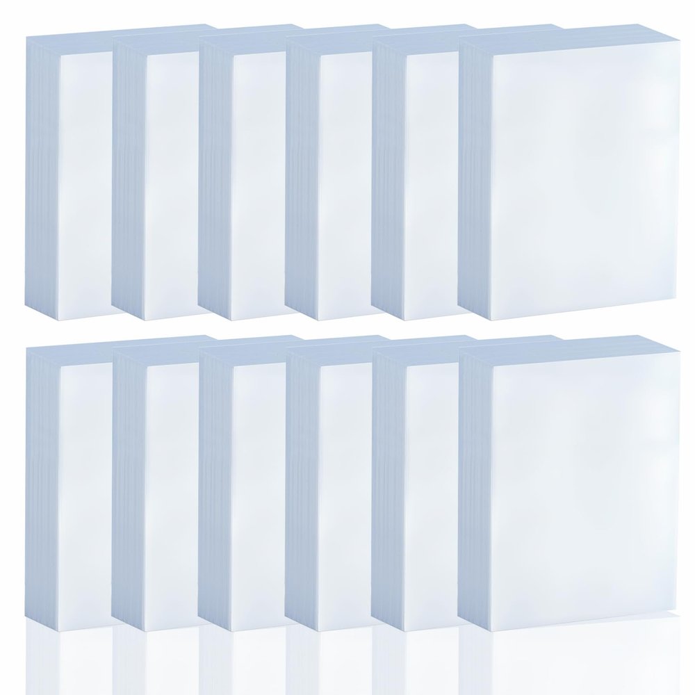 1200ct Penny Card Sleeves, Clear Sleeve for Trading Cards, Soft Sports Card Sleeve, Plastic Baseball Card Protector Sleeves for Football, Game, TCG, MTG