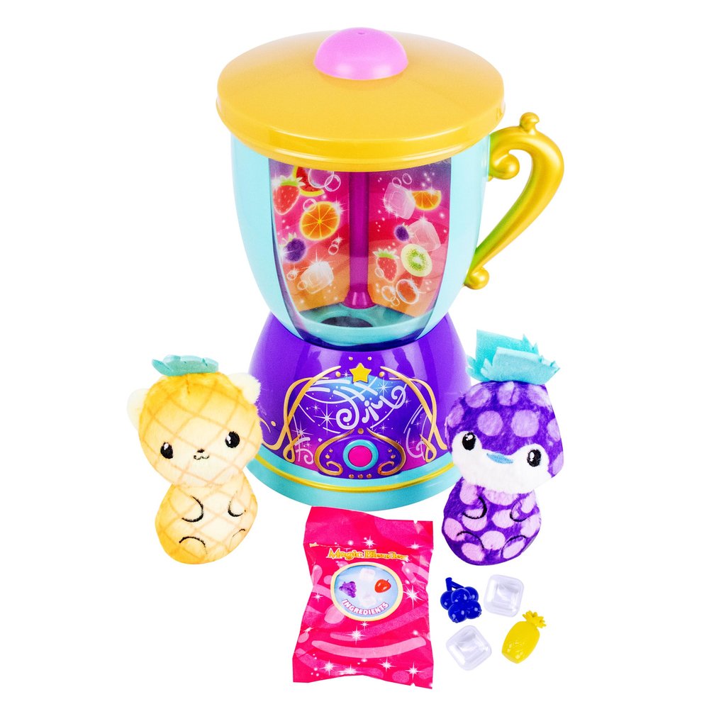 Wiz-O-Magic Blender 2-in-1 Magical Surprise Reveal Toy with Sounds Includes 2 Smoothie Pet Plushies Inside! Blend It, Spin It, Love It! Ages 4+
