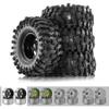 118mm RC Crawler Tires and Negative Offset -10mm Aluminum Beadlock Wheel 12mm Hex for Most 1/10 Tracked Vehicles Such as TRX-4 D90 D110 TF2 Tamiya CC01 Axial 90047 SCX10III Gen8 R240 (Black) view 4