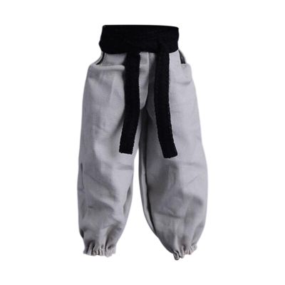 1/12 Scale Figure Joggers Pant Miniature Doll Costume Casual Sports Loose Cosplay with Belt for 6 inch Male Action Figures, Black Belt