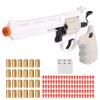 357 Full-Size Realistic Toy Revolver with Quick Cylinder Release & 32FT Precision Shooting - Durable ABS, Safe for Kids, Backyard Games & Cosplay - Includes Speed Loader, 24 Shells & 100 Soft Bullets view 1