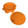 Cute Sandbox Turtle Ashtray with removable lid | Desk Bin Organizer | Animal Ashtray | Fish tank accessories | Feed Hamsters and Gerbils (White, 8 Inch) view 1