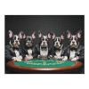 Wooden Puzzle - Boston TerrierDogs Playing Poker - 500 Piece Jigsaw Puzzles for Adults Fun and Relaxing for Adult and Teens Brain TeaserEducational GiftImproves Focus and Memory Puzzle view 1