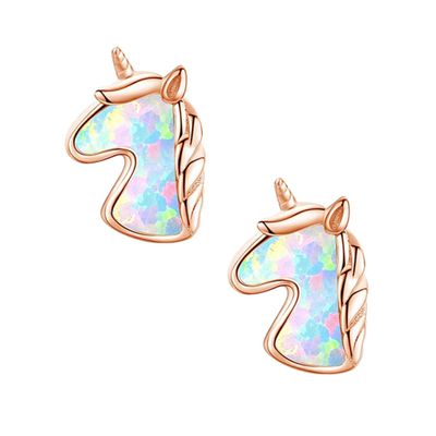 BESPORTBLE 1pair Fashionable Opal Earrings for Girls Unique Animal Design for Daily Wear Festivals and Giving