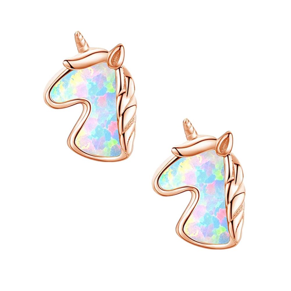 BESPORTBLE 1pair Fashionable Opal Earrings for Girls Unique Animal Design for Daily Wear Festivals and Giving