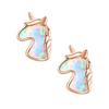 BESPORTBLE 1pair Fashionable Opal Earrings for Girls Unique Animal Design for Daily Wear Festivals and Giving view 1