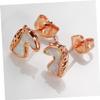 BESPORTBLE 1pair Fashionable Opal Earrings for Girls Unique Animal Design for Daily Wear Festivals and Giving view 2