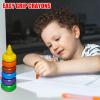 12 Colors Toddler Crayons Art Kit, Washable Drawing Pens, Vivid Sketching and Illustration Tool for Kids, Girls, and Boys, 7.24x3.74x1.5/1.18x1.77 Inches view 4