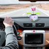 Solar Powered Dancing Swinging Flower Car Ornament, Bobblehead Dancer Window Sun Catcher, Car Dashboard Decorations, Automatic Swing Dancing Flower, for Home Desk Window Decoration view 3