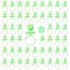 50 Pieces 2.75 Inch Baby Pacifier Baby Shower Plastic Pacifier for Baby Shower Pacifier, Baby Shower Gender Show Party Decoration DIY Birthday Party Gift (Green) view 1