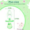 50 Pieces 2.75 Inch Baby Pacifier Baby Shower Plastic Pacifier for Baby Shower Pacifier, Baby Shower Gender Show Party Decoration DIY Birthday Party Gift (Green) view 2