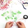 50 Pieces 2.75 Inch Baby Pacifier Baby Shower Plastic Pacifier for Baby Shower Pacifier, Baby Shower Gender Show Party Decoration DIY Birthday Party Gift (Green) view 3