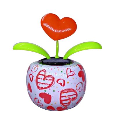 Solar Powered Dancing Swinging Flower Car Ornament, Bobblehead Dancer Window Sun Catcher, Car Dashboard Decorations, Automatic Swing Dancing Flower, for Home Desk Window Decoration