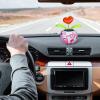 Solar Powered Dancing Swinging Flower Car Ornament, Bobblehead Dancer Window Sun Catcher, Car Dashboard Decorations, Automatic Swing Dancing Flower, for Home Desk Window Decoration view 2