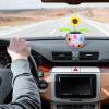 Solar Powered Dancing Swinging Flower Car Ornament, Bobblehead Dancer Window Sun Catcher, Car Dashboard Decorations, Automatic Swing Dancing Flower, for Home Desk Window Decoration view 3